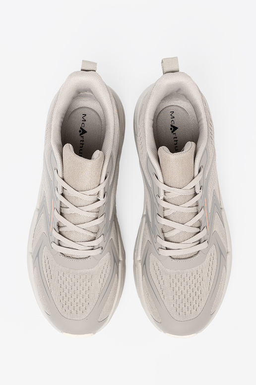 Pohodlné tenisky sivá z siateczkoIną strukturą McArthur