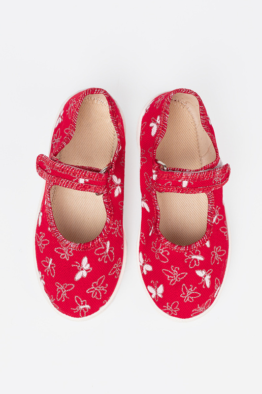 Tenisky deti Suchý zipsy Červená