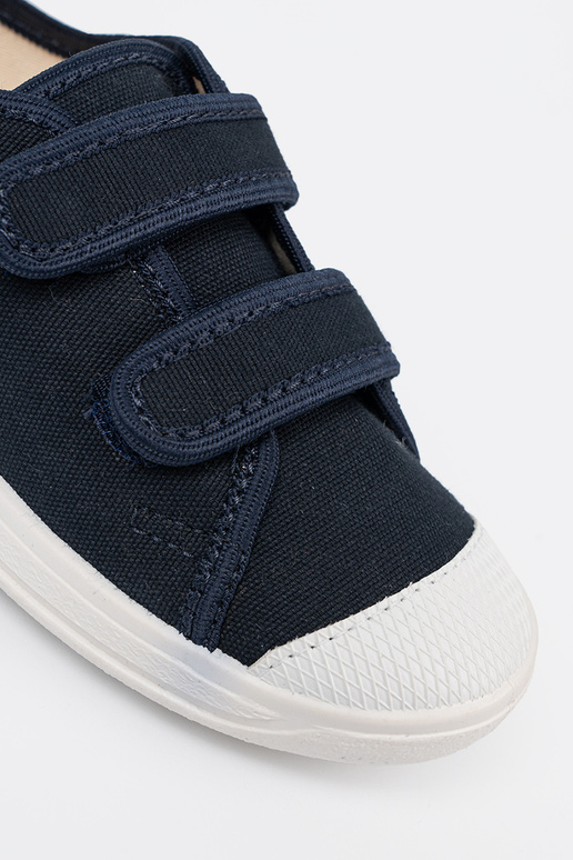 tmavomodrá topánky deti Suchý zipsy