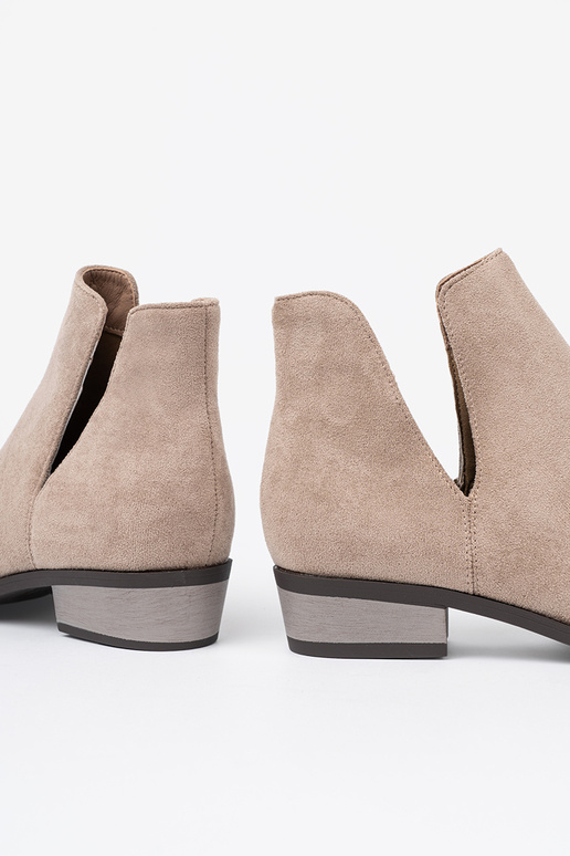 béžová čižmy z Inycięciami