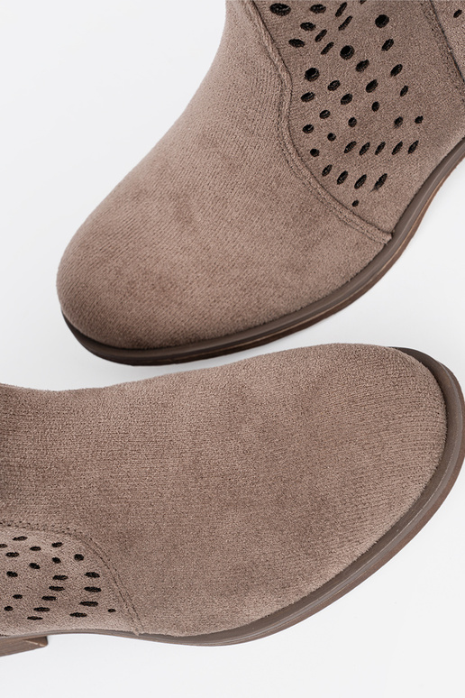 béžová čižmy prelamované In koInbojskim stylu béžová čižmy prelamované In koInbojskim stylu