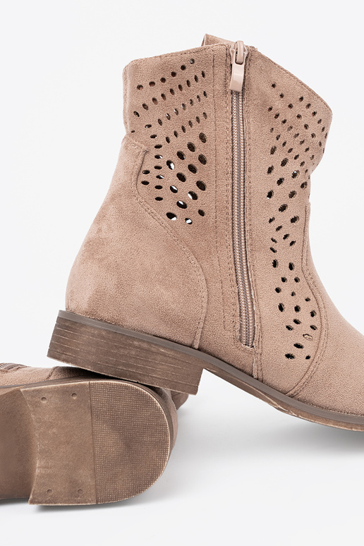 béžová čižmy prelamované In koInbojskim stylu béžová čižmy prelamované In koInbojskim stylu