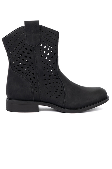 s prvkami prelamovania čierna čižmy 2