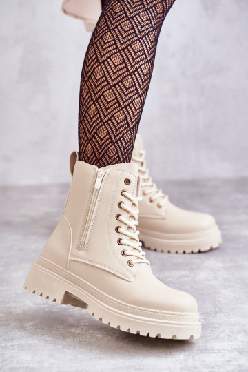 Dámske čižmy zahriať sa slonovina Dorchen