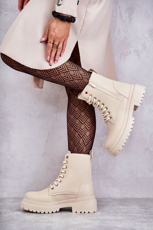 Dámske čižmy zahriať sa slonovina Dorchen