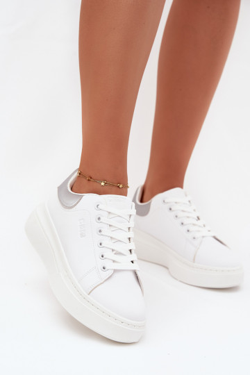 Tenisky model obuvi Dámske s platformou Big Star SS274245 biely-strieborná farba 2