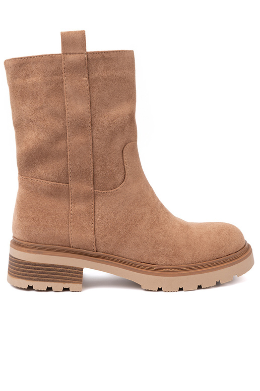 Minimalistyczne čižmy kameloIne z miękkiego zamszu