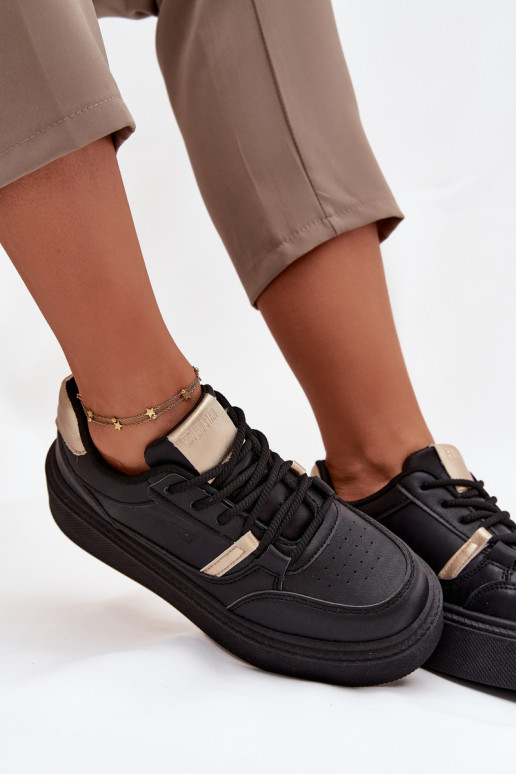 Dámske Tenisky model obuvi s platformou Big Star SS274360 čierna