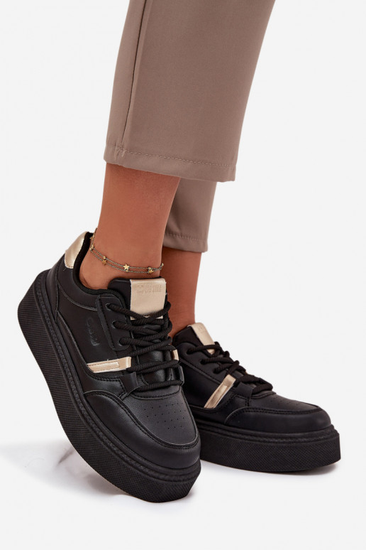 Dámske Tenisky model obuvi s platformou Big Star SS274360 čierna