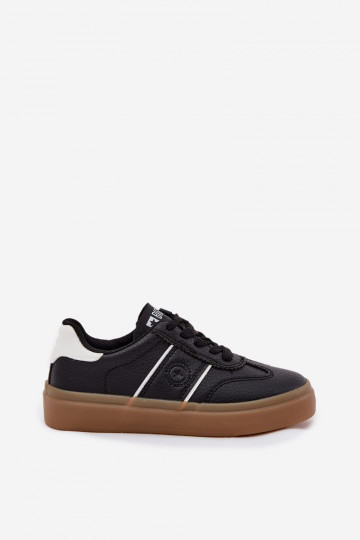 Detské čierne sneakers štýlu topánky Big Star SS374025 2
