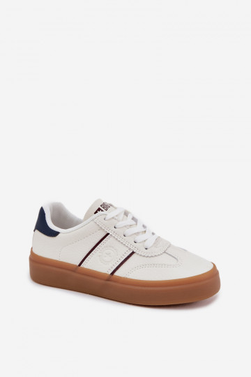Detské biele sneakers štýlu topánky Big Star SS374024