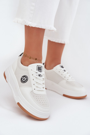Tenisky model obuvi Dámske s platformou Big Star RR274572 HI-POLY SYSTEM biela farba 2