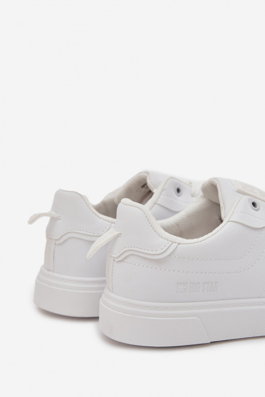 bežná obuv Tenisky model obuvi pánske z eko kože Big Star OO174118 biela farba