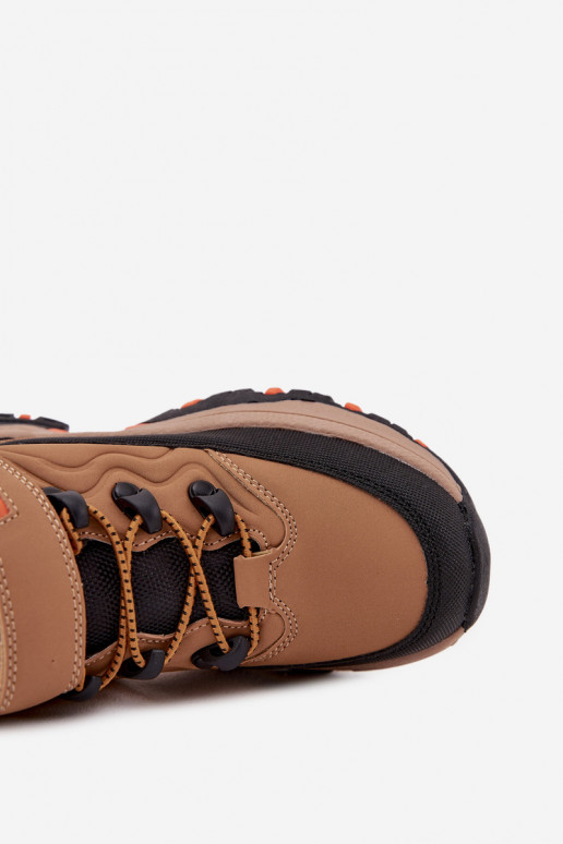 topánky Snehule deti s lepiacimi spojkami Big Star SS374012 Hnedá farba