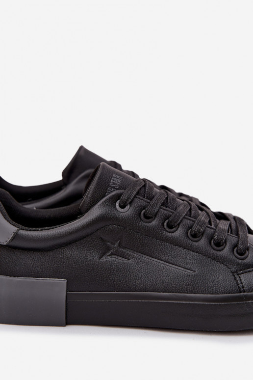 pánske bežná obuv Eko Kožené Big Star OO174019 čierna