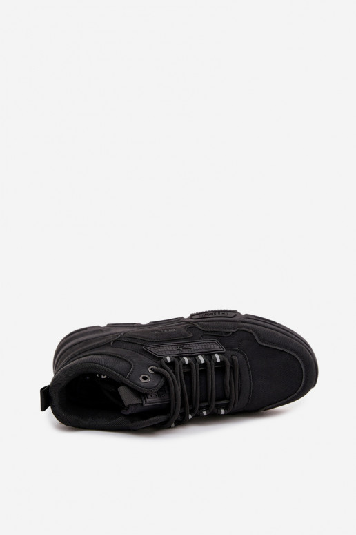 Tenisky model obuvi pánske Big Star SS174282 HI-POLY SYSTEM čierna