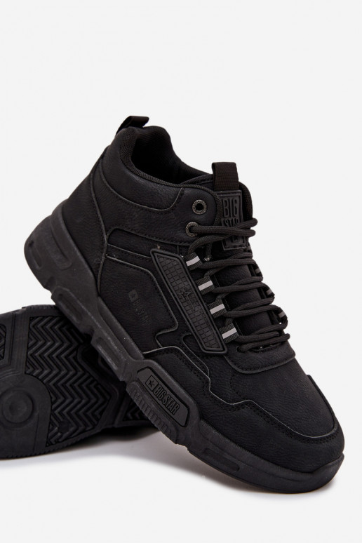 Tenisky model obuvi pánske Big Star SS174282 HI-POLY SYSTEM čierna