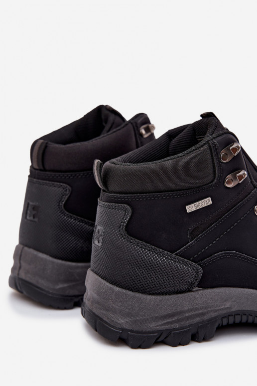turistické topánky pánske Big Star SS174048 čierna