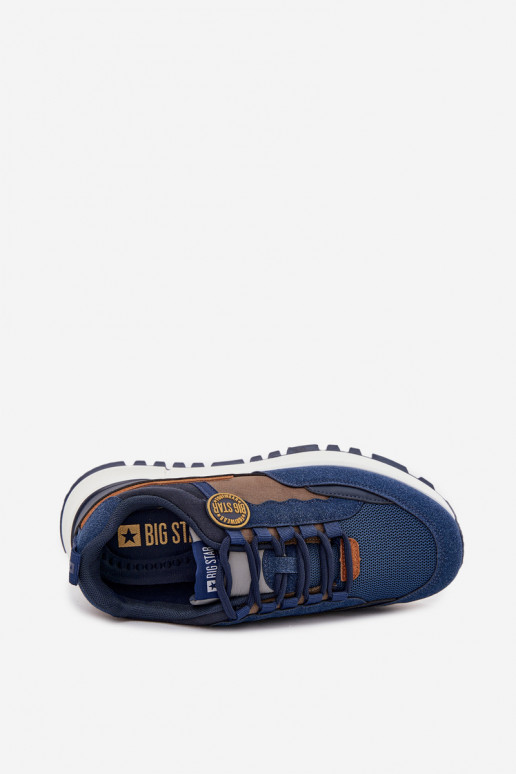 tenisky Tenisky model obuvi pánske Big Star RR174279 HI-POLY SYSTEM tmavomodrá