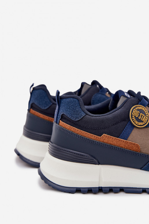 tenisky Tenisky model obuvi pánske Big Star RR174279 HI-POLY SYSTEM tmavomodrá