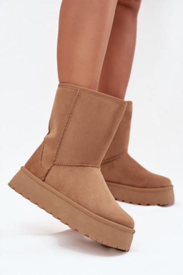 Dámske Snehule s kožušinou Hnedá farba Abrams