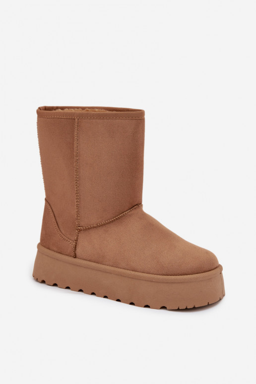 Dámske Snehule s kožušinou Hnedá farba Abrams