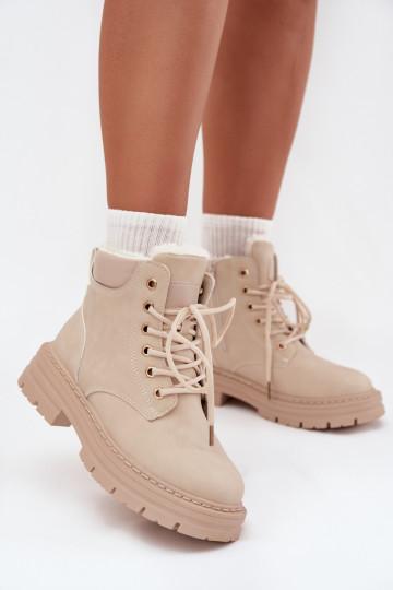 topánky Dámske zahriať sa s kožušinou vo vnútri Zapnuté Hrad slonovina Tharika 2