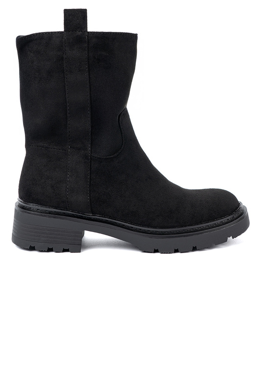 Štýlový čižmy pri členku z grubą, czarną podeszIną