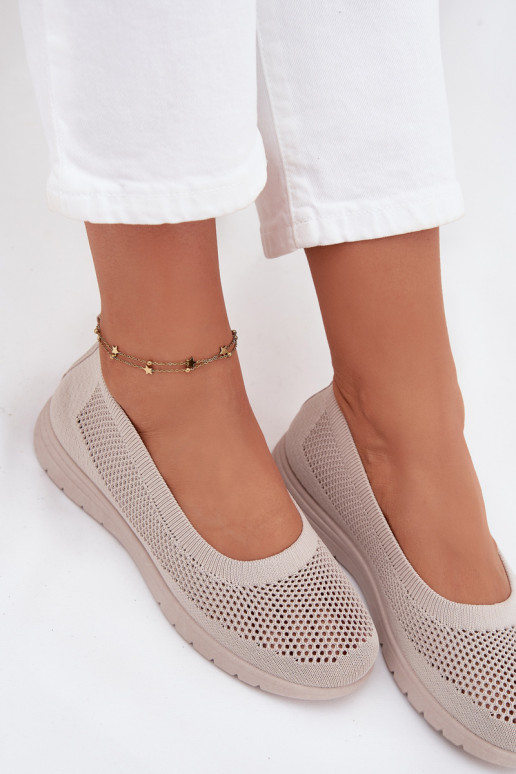 Sieťovina Balerínky Dámske IN SportoInym Stylu béžová Virella