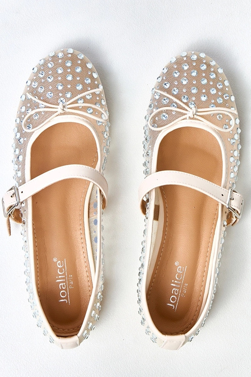 Pieskové sieťované baleríny s...