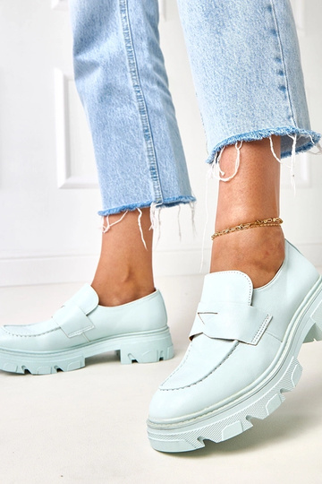 Modré dámske mokasíny z... 2