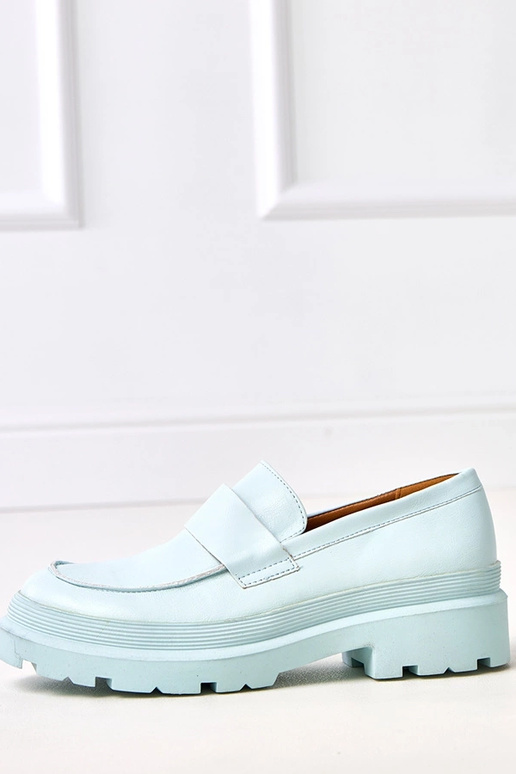 Modré mokasíny z umelej kože Seraphin