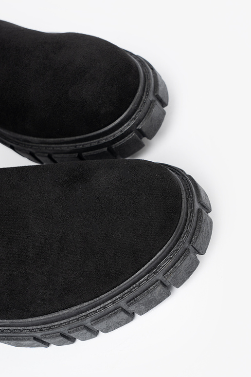 Dámske čierne semišové topánky Dámske čierne semišové topánky