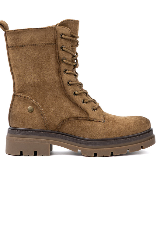 Klasický model zo semišu topánky In odcieniu brązu