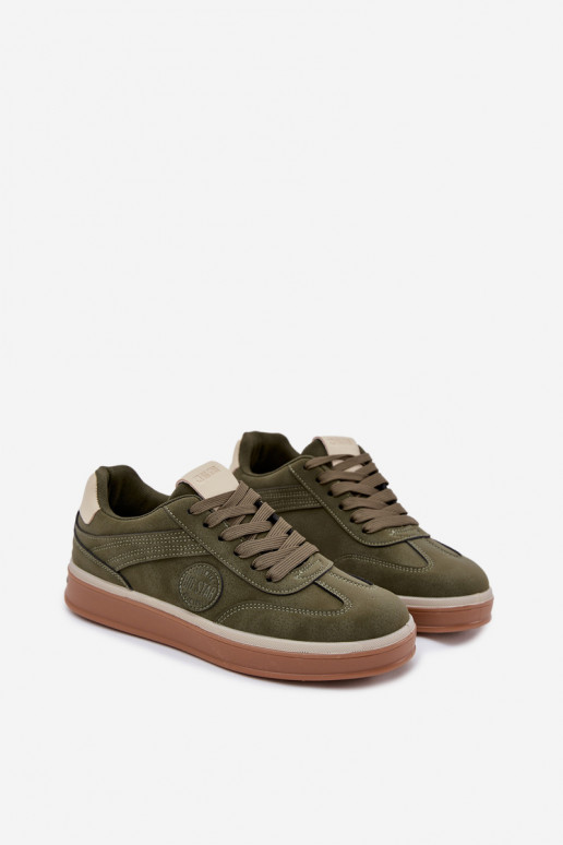 Tenisky model obuvi pánske Nízka Big Star SS174022 HI-POLY SYSTEM khaki farby Tenisky model obuvi pánske Nízka Big Star SS174022 HI-POLY SYSTEM khaki farby