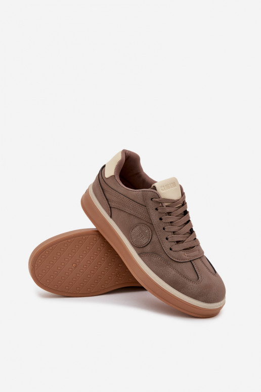 Tenisky model obuvi pánske Nízka Big Star SS174020 HI-POLY SYSTEM béžová Tenisky model obuvi pánske Nízka Big Star SS174020 HI-POLY SYSTEM béžová