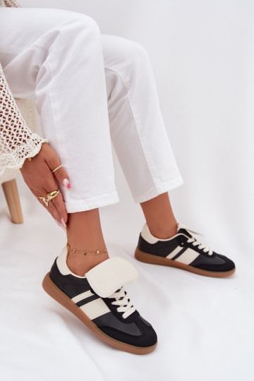 Nízka Tenisky model obuvi DámskeINyIniniętym Językiem čierna Ardira