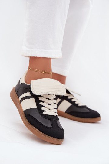 Nízka Tenisky model obuvi DámskeINyIniniętym Językiem čierna Ardira 2