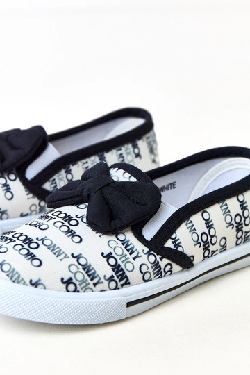 Biele detské tenisky s... 2