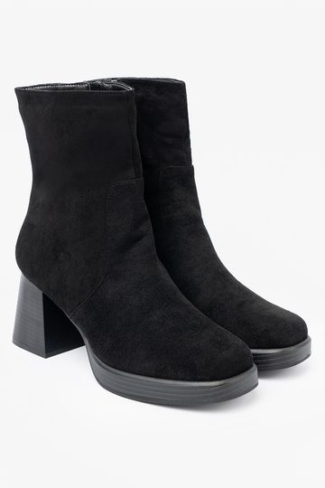 Elegantný štýl čierna čižmy na stabilnej tyči