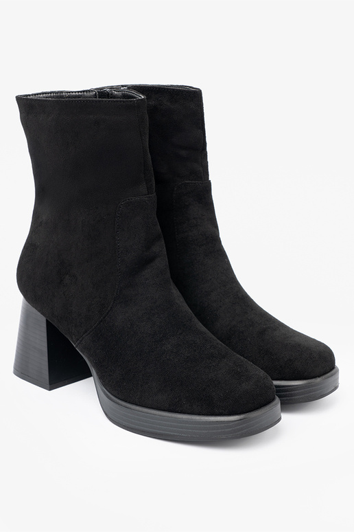 Elegantný štýl čierna čižmy na stabilnej tyči