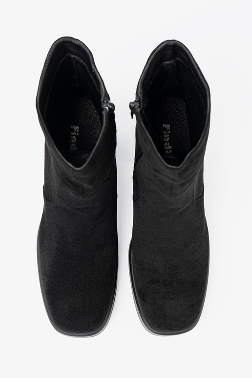 Elegantný štýl čierna čižmy na stabilnej tyči