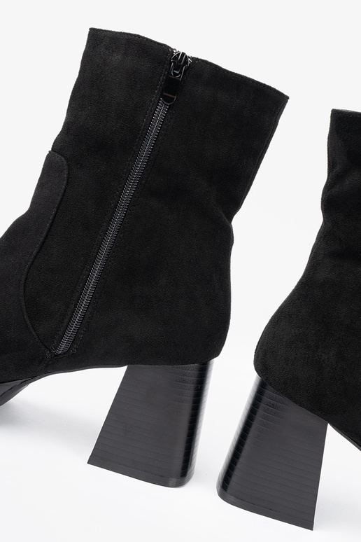 Elegantný štýl čierna čižmy na stabilnej tyči