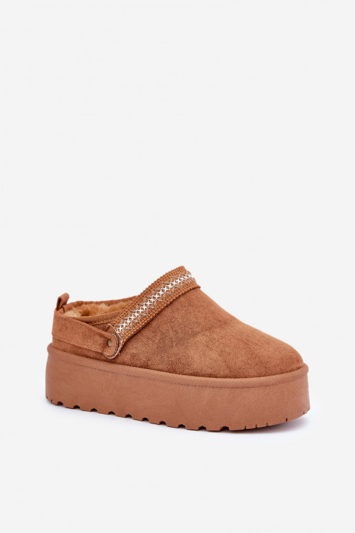 Snehule S Ornatem Haftem Hnedá farba Selithria