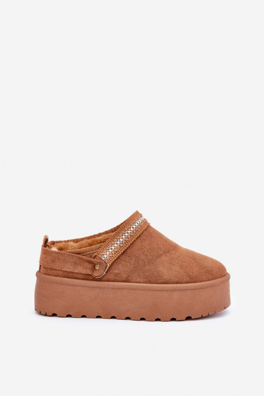 Snehule S Ornatem Haftem Hnedá farba Selithria