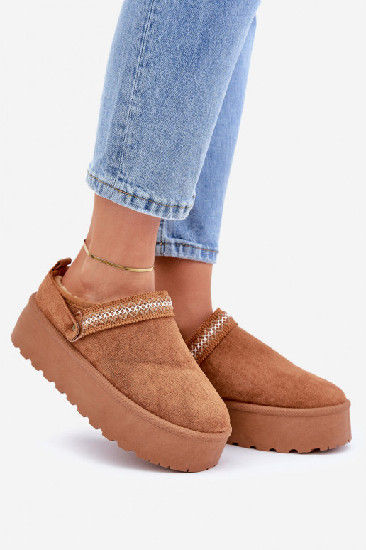 Snehule S Ornatem Haftem Hnedá farba Selithria