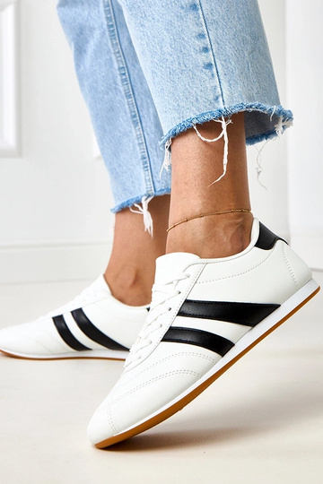 Biele teniskové topánky s... 2