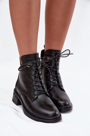 zahriať sa Dámske čižmy Zapnuté Klocku Vinceza 58602 čierna