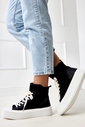 Čierne športové topánky s...