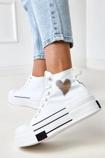 Biele vysoké športové... 2